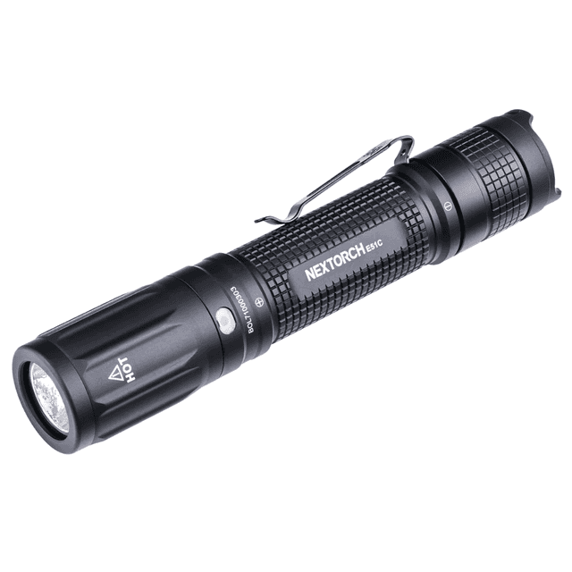 Nextorch Everyday Carry LED Flashlight, Black 3000 Lumens USB-C Belt Clip - E52C Nextorch Everyday Carry LED Flashlight, Black 3000 Lumens USB-C Belt Clip - E52C