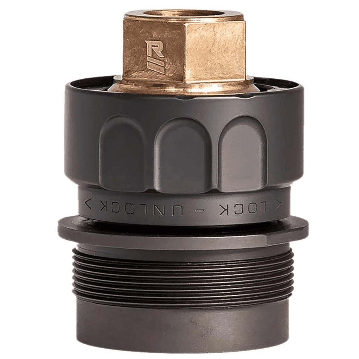 Rugged Suppressors Rugged Universal Mount R.U.M, Black Stainless Steel 1.375"x24 - RUM001 Rugged Suppressors Rugged Universal Mount R.U.M, Black Stainless Steel 1.375"x24 - RUM001