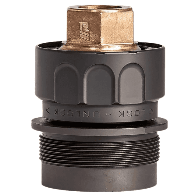 Rugged Suppressors Rugged Universal Mount R.U.M, Black Stainless Steel 1.375"x24 - RUM001 Rugged Suppressors Rugged Universal Mount R.U.M, Black Stainless Steel 1.375"x24 - RUM001