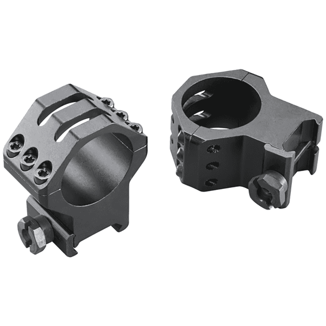 Weaver Mounts Six-Hole Skeleton Rings, Matte Black Picatinny / Weaver 30mm Extra High - 48354 Weaver Mounts Six-Hole Skeleton Rings, Matte Black Picatinny / Weaver 30mm Extra High - 48354