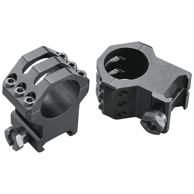 Weaver Mounts Six-Hole Skeleton Rings, Matte Black Picatinny / Weaver 1" Extra Extra High - 48353 Weaver Mounts Six-Hole Skeleton Rings, Matte Black Picatinny / Weaver 1" Extra Extra High - 48353