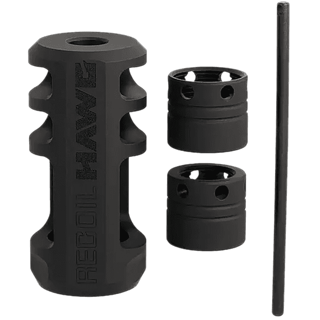 Browning Xeno Recoil Hawg Muzzle Brake, Matte M13x0.75 Threads - 001293093 Browning Xeno Recoil Hawg Muzzle Brake, Matte M13x0.75 Threads - 001293093