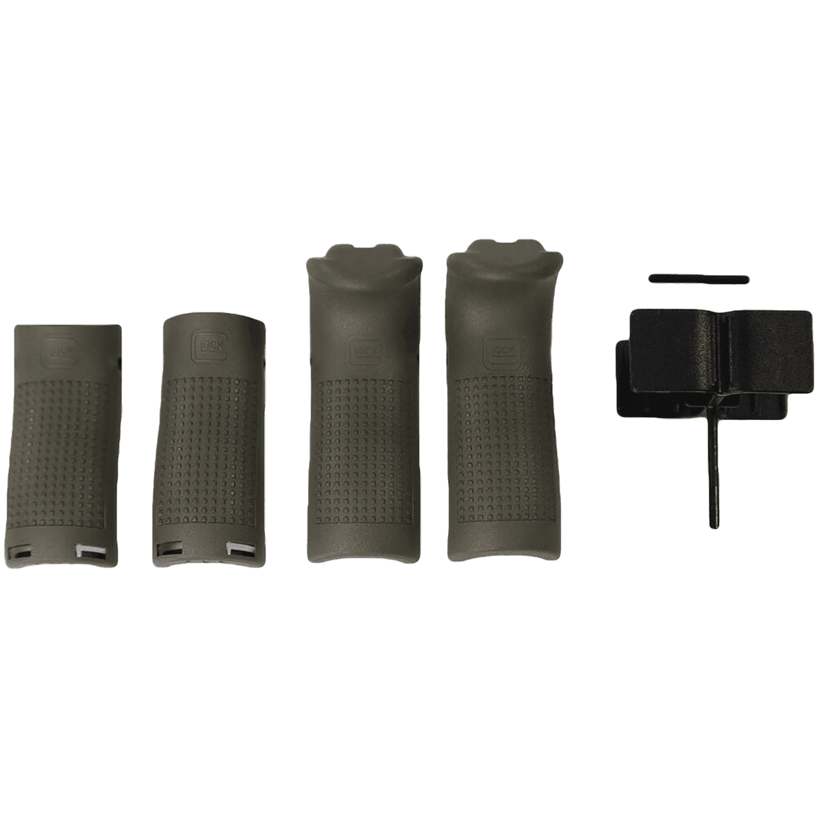 Glock Backstrap/Beavertail Set, Battlefield Green Polymer Glock 26 / 27 - 39844 Glock Backstrap/Beavertail Set, Battlefield Green Polymer Glock 26 / 27 - 39844