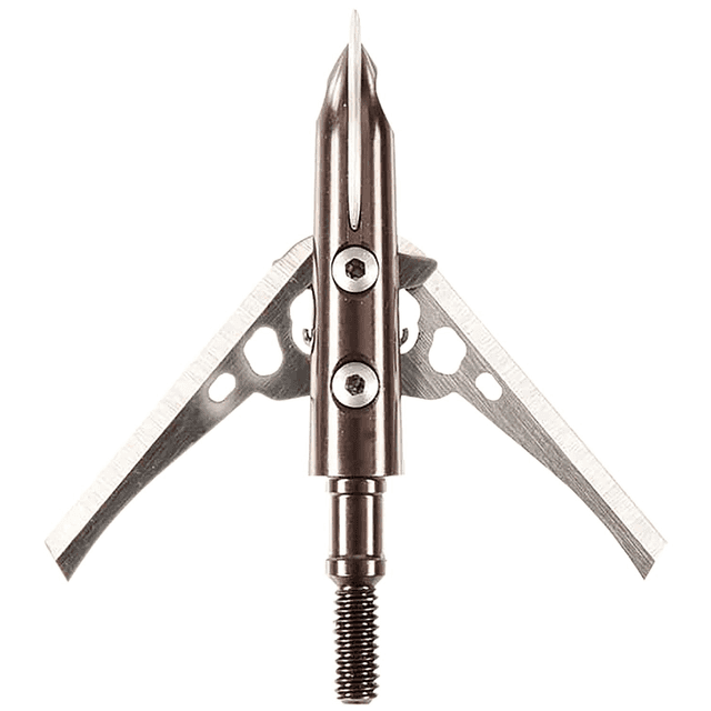 Rage Broadhead Arrow Tip, Silver Machined Stainless Steel Ferrule Hybrid Hypodermic Tip 100 gr - R35900 Rage Broadhead Arrow Tip, Silver Machined Stainless Steel Ferrule Hybrid Hypodermic Tip 100 gr - R35900