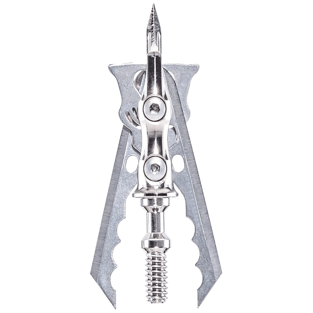 Rage Broadhead Rage Hypodermic NC +P Arrow Tip, Machined Stainless Steel Ferrule Hybrid Hypodermic 100 gr - R38300 Rage Broadhead Rage Hypodermic NC +P Arrow Tip, Machined Stainless Steel Ferrule Hybrid Hypodermic 100 gr - R38300