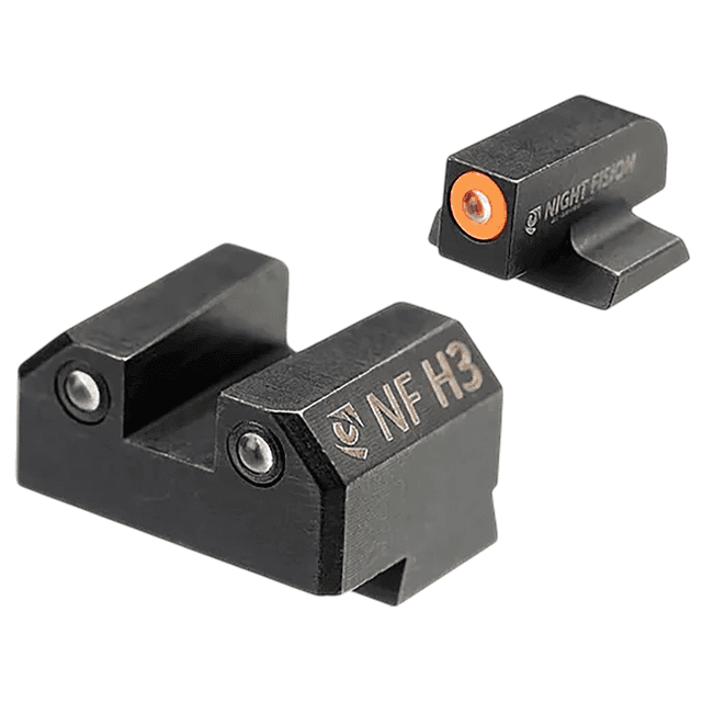 Night Fision Tritium Night Sight Set, Black Frame Orange Front Ring One Size for Canik Mete SF/ TP9 Pistols - CNK029003OGZG Night Fision Tritium Night Sight Set, Black Frame Orange Front Ring One Size for Canik Mete SF/ TP9 Pistols - CNK029003OGZG