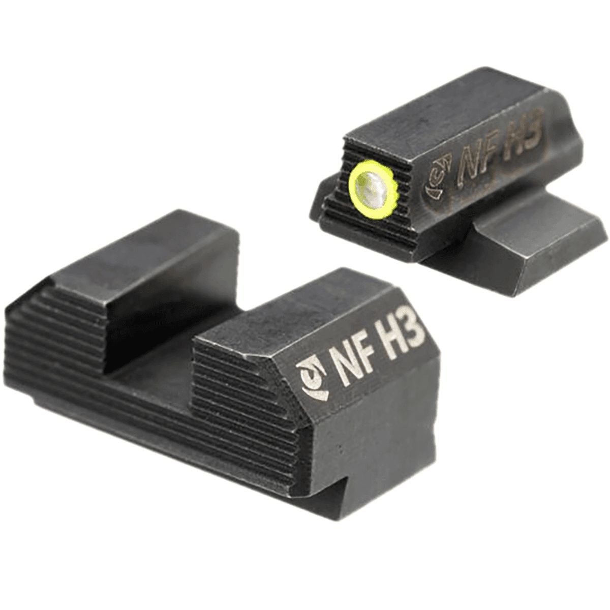 Night Fision Night Sight Set, Stealth Series Black Frame Yellow Front Ring One Size for Canik MC9 - CNK030163193YGZG Night Fision Night Sight Set, Stealth Series Black Frame Yellow Front Ring One Size for Canik MC9 - CNK030163193YGZG