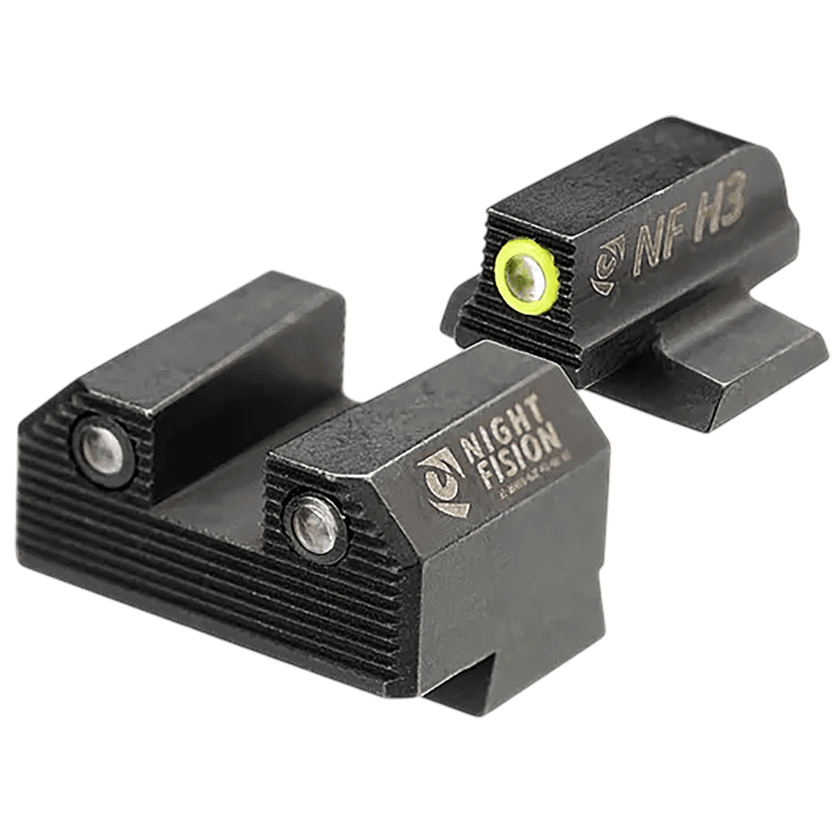 Night Fision Tritium Night Sight Set, Stealth Series Black Frame Yellow Front Ring One Size for Canik Mete SF - CNK029187250YGZG Night Fision Tritium Night Sight Set, Stealth Series Black Frame Yellow Front Ring One Size for Canik Mete SF - CNK029187250YGZG