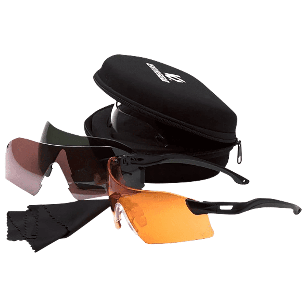 Pyramex Drop Zone Glasses Kit, Black Frame Multi Lens Anti-Fog Includes Neoprene Case - VGSB88KIT Pyramex Drop Zone Glasses Kit, Black Frame Multi Lens Anti-Fog Includes Neoprene Case - VGSB88KIT