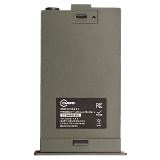 Covert Scouting Cameras Covert Camera Lithium Battery Pack, 4000mah - CC0241 Covert Scouting Cameras Covert Camera Lithium Battery Pack, 4000mah - CC0241