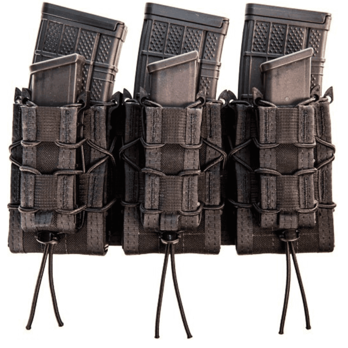 High Speed Gear TACO Double Decker Shingle, Black Nylon Triple Shingle (3 Rifle/3 Pistol Mags) Fits MOLLE - 45DD00BK High Speed Gear TACO Double Decker Shingle, Black Nylon Triple Shingle (3 Rifle/3 Pistol Mags) Fits MOLLE - 45DD00BK