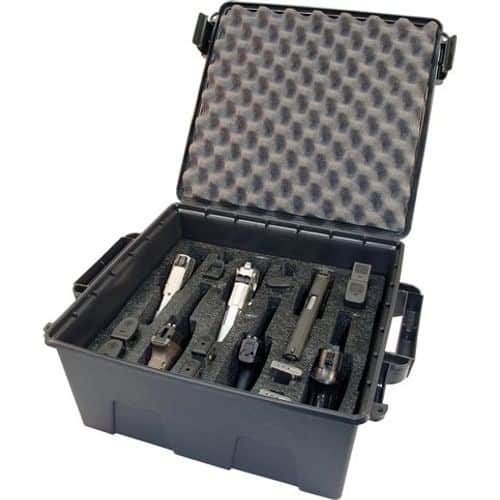 MTM Tactical Pistol Case - 6 Gun Grey MTM Tactical Pistol Case - 6 Gun Grey