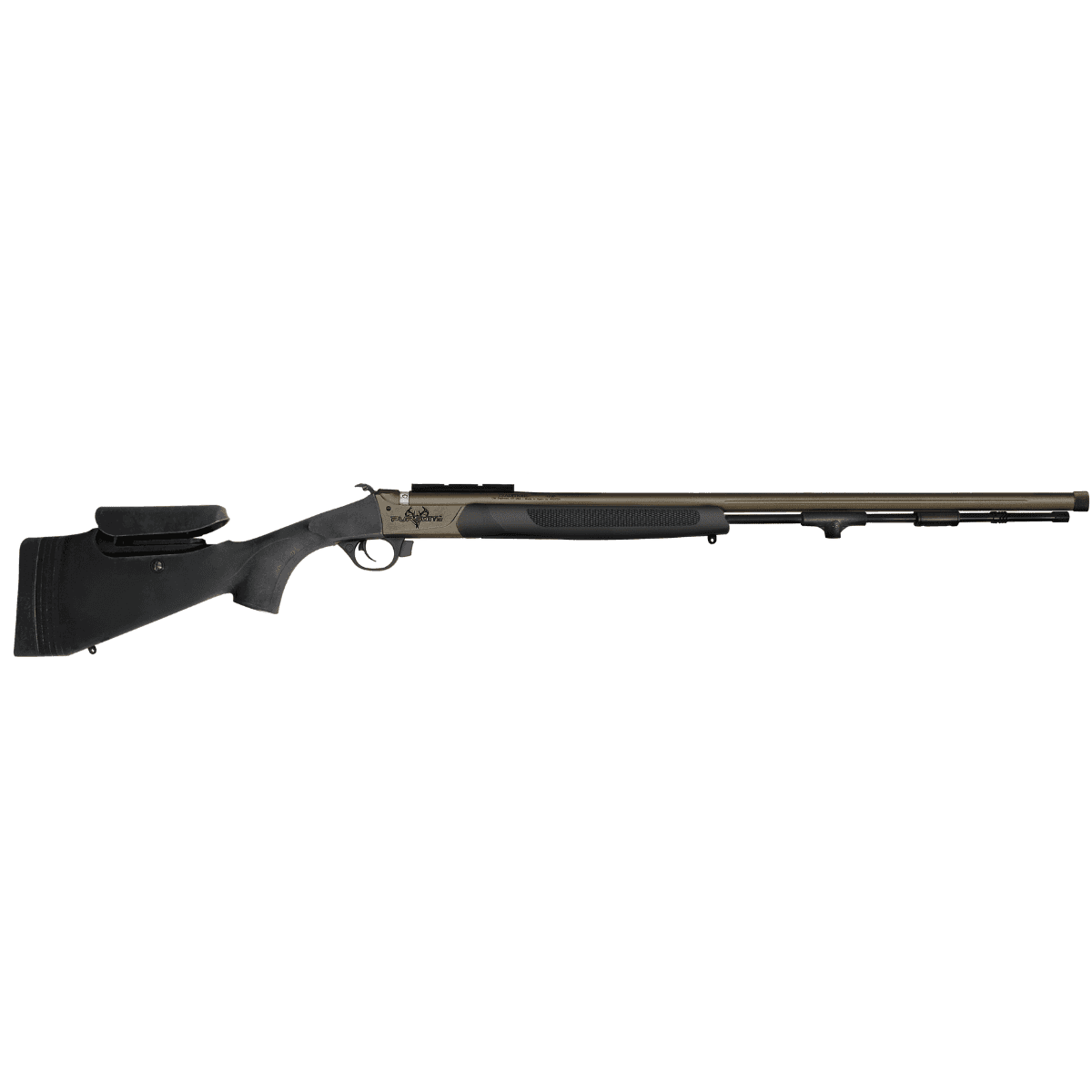 Traditions Pursuit XT Pro Muzzleloader, Tungsten Cerakote 26" Fluted/Threaded w/VAPR Twist Barrel Black Adj Cheek Piece & LOP Synthetic Stock 45 Cal - R74665050B Traditions Pursuit XT Pro Muzzleloader, Tungsten Cerakote 26" Fluted/Threaded w/VAPR Twist Barrel Black Adj Cheek Piece & LOP Synthetic Stock 45 Cal - R74665050B