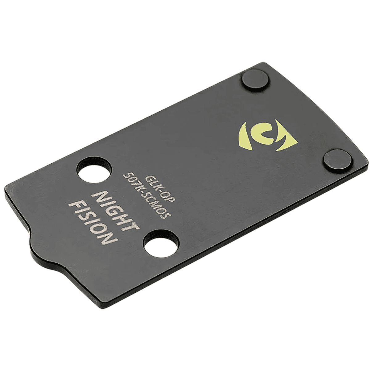 Night Fision Optic Adapter Plate, Black Mounts Holosun 407K/ 507K Optic onto a Glock 43X/ 48 MOS (Modular Optic System) pistol - GLKOP507KSCMOS Night Fision Optic Adapter Plate, Black Mounts Holosun 407K/ 507K Optic onto a Glock 43X/ 48 MOS (Modular Optic System) pistol - GLKOP507KSCMOS