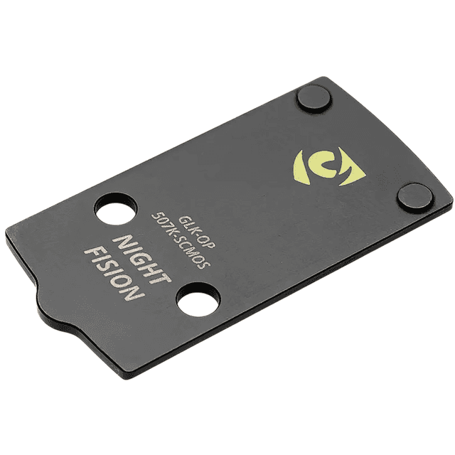 Night Fision Optic Adapter Plate, Black Mounts Holosun 407K/ 507K Optic onto a Glock 43X/ 48 MOS (Modular Optic System) pistol - GLKOP507KSCMOS Night Fision Optic Adapter Plate, Black Mounts Holosun 407K/ 507K Optic onto a Glock 43X/ 48 MOS (Modular Optic System) pistol - GLKOP507KSCMOS