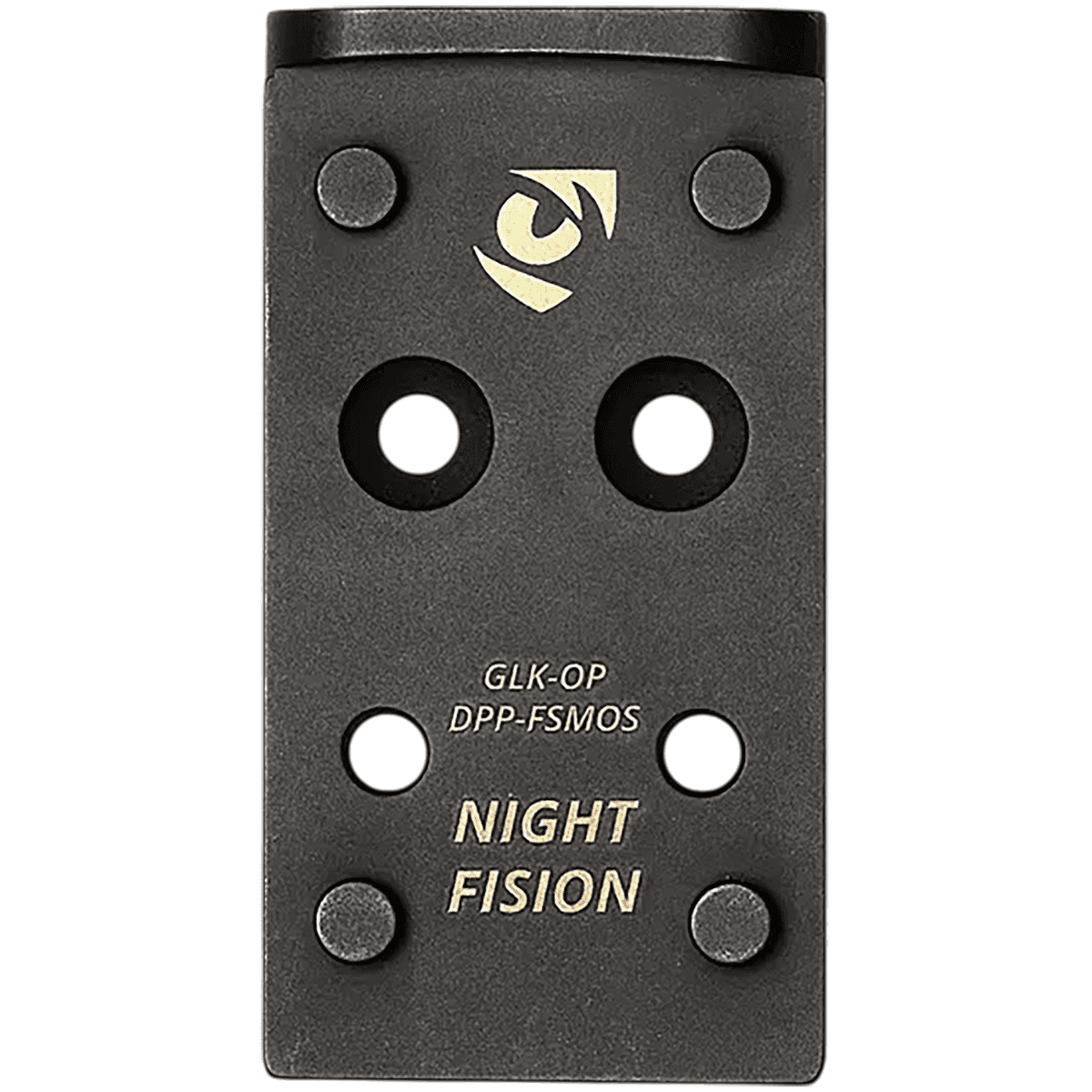 Night Fision Pistol Optic Plate, Black 17-4 stainless steel Mounts Leupold Delta Point Pro & Optics w/ DPP Footprint Compatible w/ Glock MOS models (excluding Slimline models) - GLKOPDPPFSMOS Night Fision Pistol Optic Plate, Black 17-4 stainless steel Mounts Leupold Delta Point Pro & Optics w/ DPP Footprint Compatible w/ Glock MOS models (excluding Slimline models) - GLKOPDPPFSMOS