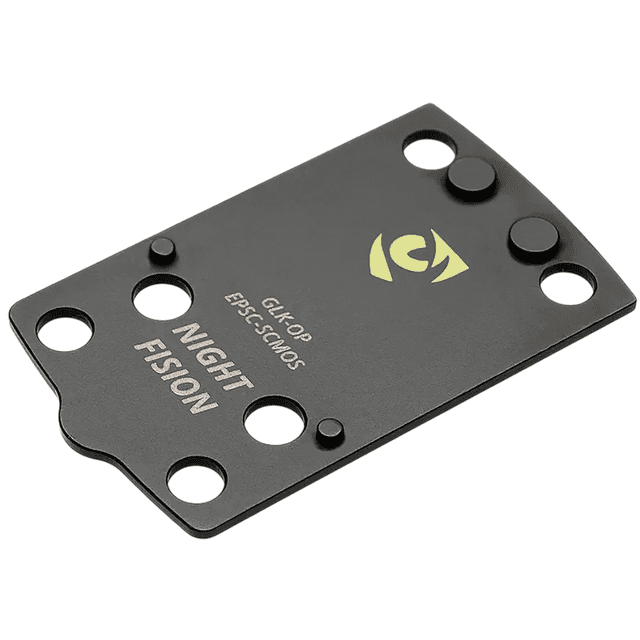 Night Fision Pistol Optic Plate, Black Mounts Holosun EPS Carry Optic to Glock 43X MOS - GLKOPEPSCSCMOS Night Fision Pistol Optic Plate, Black Mounts Holosun EPS Carry Optic to Glock 43X MOS - GLKOPEPSCSCMOS