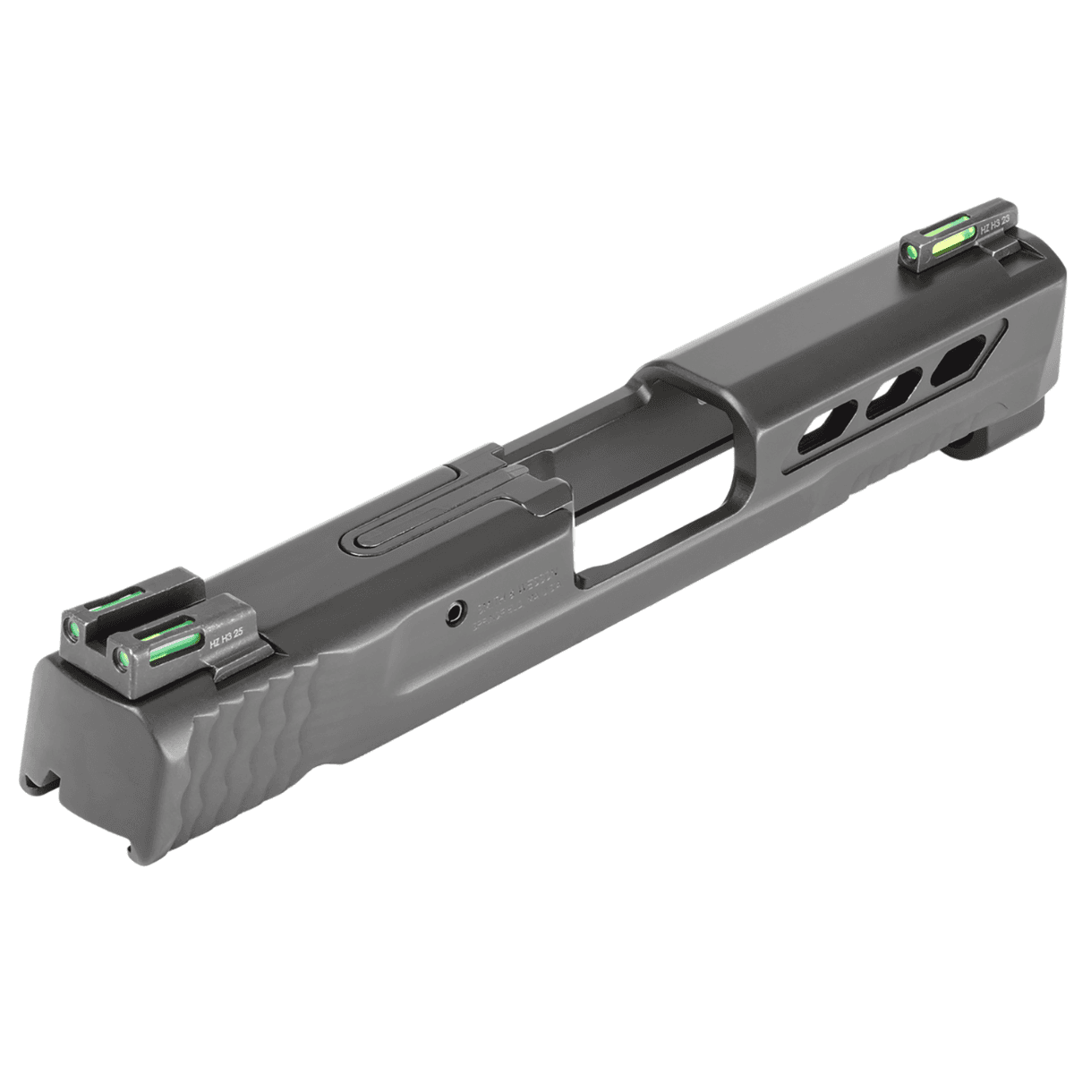 Smith & Wesson Performance Center Slide Assembly, Black 6.1'' w/ HI-VIZ Litewave H3 Tritium/Litepipe Sights 9mm Fits Shield EZ - 14562 Smith & Wesson Performance Center Slide Assembly, Black 6.1'' w/ HI-VIZ Litewave H3 Tritium/Litepipe Sights 9mm Fits Shield EZ - 14562