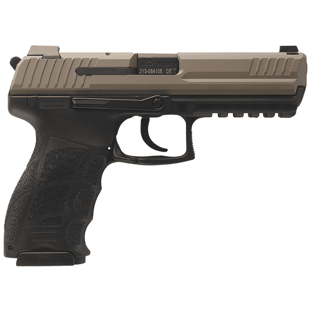 HK P30L V3 Pistol, 4.45" Black Polygonal Rifled Barrel Flat Dark Earth Cerakote Long/Serrated Steel Slide Flat Dark Earth Polymer Frame w/Picatinny Rail Interchangeable Backstrap Grip Ambidextrous 10+1rd 9mm Luger - 81001200 HK P30L V3 Pistol, 4.45" Black Polygonal Rifled Barrel Flat Dark Earth Cerakote Long/Serrated Steel Slide Flat Dark Earth Polymer Frame w/Picatinny Rail Interchangeable Backstrap Grip Ambidextrous 10+1rd 9mm Luger - 81001200