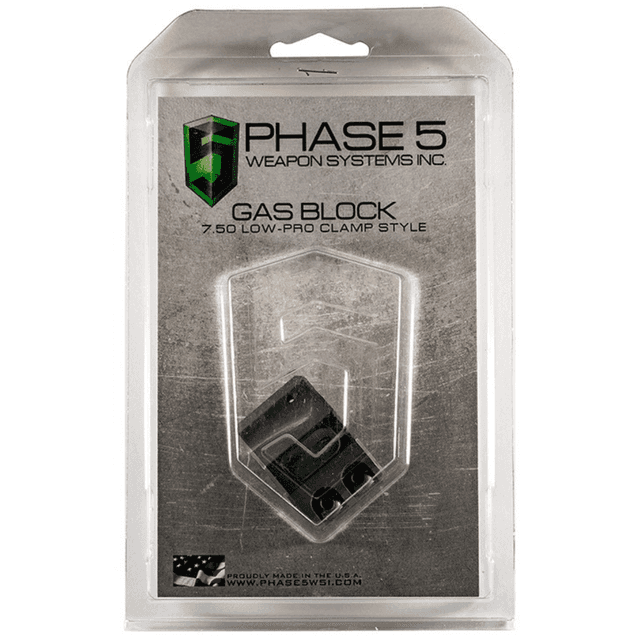 Phase 5 Weapon Systems Lo-Pro Gas Block, .750" Mag Phosphate 4140 Chromoly Steel - LOPROGAS Phase 5 Weapon Systems Lo-Pro Gas Block, .750" Mag Phosphate 4140 Chromoly Steel - LOPROGAS