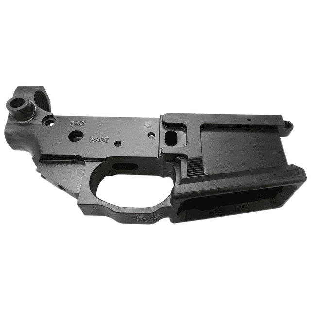 Franklin Armory LIBERTAS Billet Stripped Lower Receiver, 7075-T6 Aluminum Hard Coat Type III Anodized Black - 0020003BLK Franklin Armory LIBERTAS Billet Stripped Lower Receiver, 7075-T6 Aluminum Hard Coat Type III Anodized Black - 0020003BLK