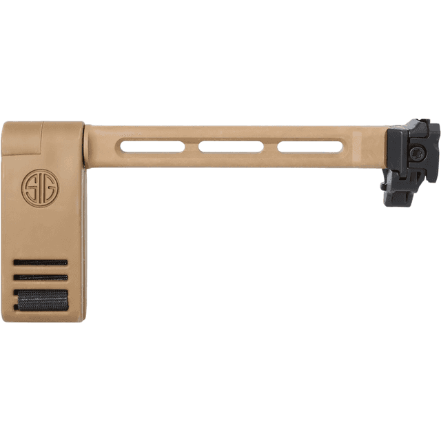 Sig Sauer MCX/MPX/PCB Pistol Brace, Coyote Brown Folding M1913 Fits Sig MPX / MCX - 8901673 Sig Sauer MCX/MPX/PCB Pistol Brace, Coyote Brown Folding M1913 Fits Sig MPX / MCX - 8901673