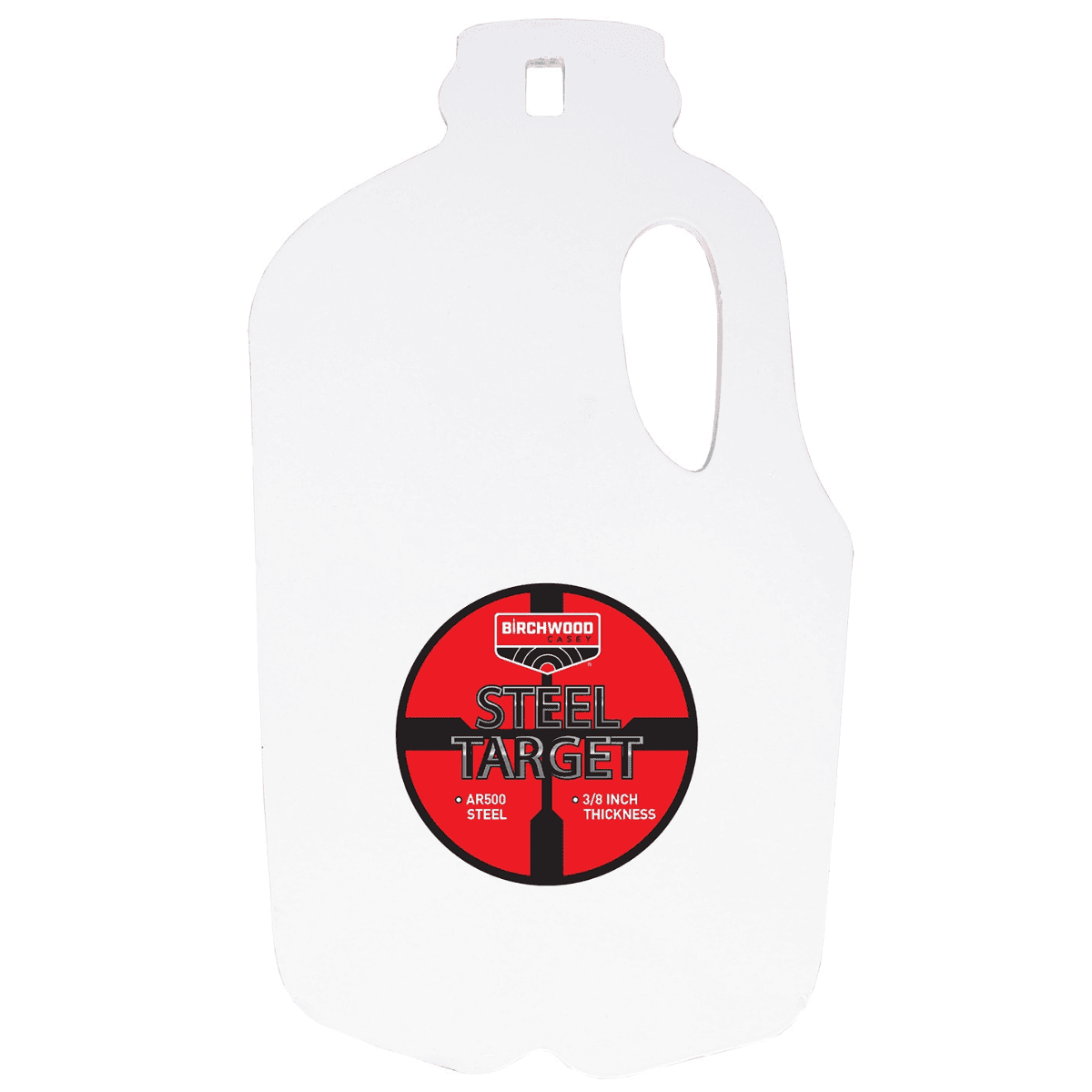 Birchwood Casey Centerfire Silhouette Milk Jug Target, White 3/8" AR500 Steel Target - BC-47712 Birchwood Casey Centerfire Silhouette Milk Jug Target, White 3/8" AR500 Steel Target - BC-47712