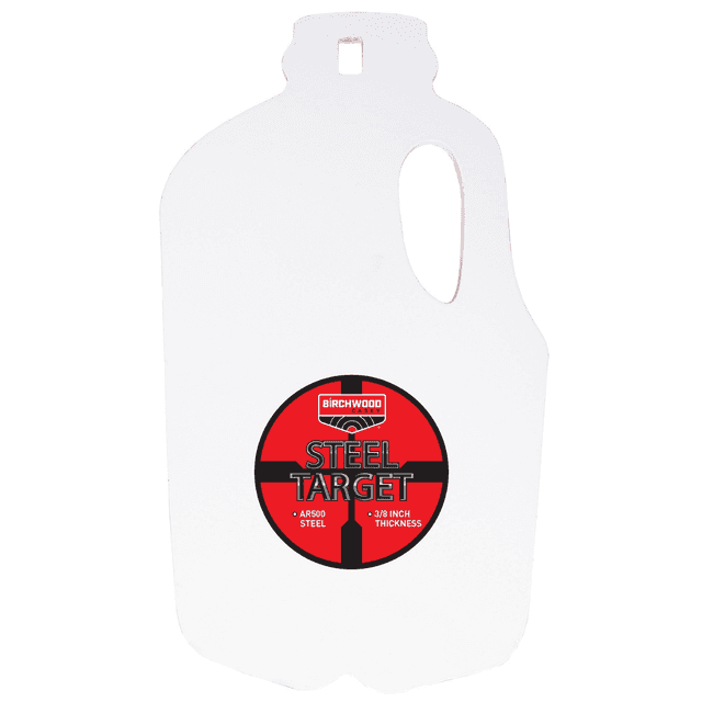 Birchwood Casey Centerfire Silhouette Milk Jug Target, White 3/8" AR500 Steel Target - BC-47712 Birchwood Casey Centerfire Silhouette Milk Jug Target, White 3/8" AR500 Steel Target - BC-47712
