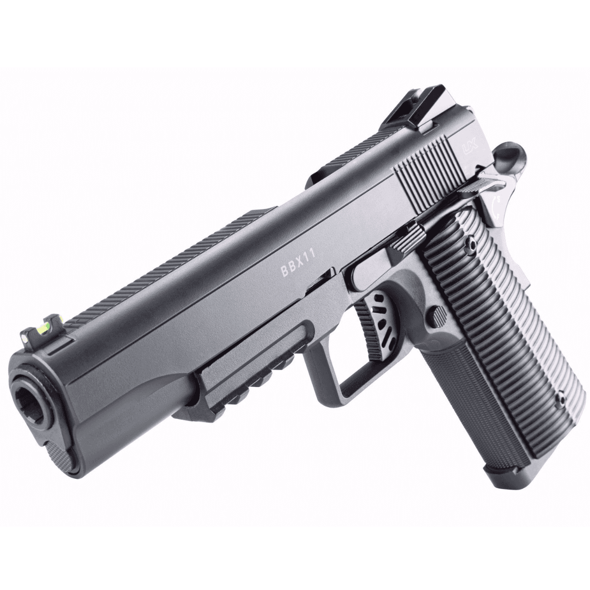 Umarex USA BBX11 Air Pistol, 16rd Semi-Auto Skeleton Trigger & Hammer Fiber Optic Front & Rear Sight .177 Cal - 2251509 Umarex USA BBX11 Air Pistol, 16rd Semi-Auto Skeleton Trigger & Hammer Fiber Optic Front & Rear Sight .177 Cal - 2251509