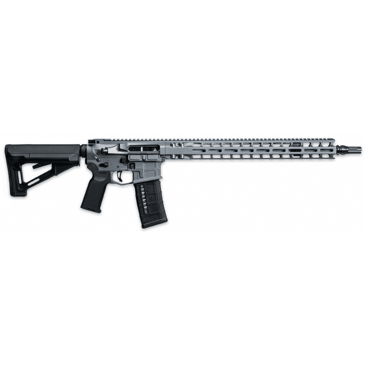 Radian Weapons Model 1 Rifle, 18" Black Cerakote Match Grade Threaded Barrel Gray Cerakote Aluminum Receiver w/Picatinny Rail M-LOK Handguard SB Tactical SBA3 Brace Black Carbon Fiber Stock Black Magpul Grip Ambidextrous 20+1rd 6mm ARC - R0857 Radian Weapons Model 1 Rifle, 18" Black Cerakote Match Grade Threaded Barrel Gray Cerakote Aluminum Receiver w/Picatinny Rail M-LOK Handguard SB Tactical SBA3 Brace Black Carbon Fiber Stock Black Magpul Grip Ambidextrous 20+1rd 6mm ARC - R0857