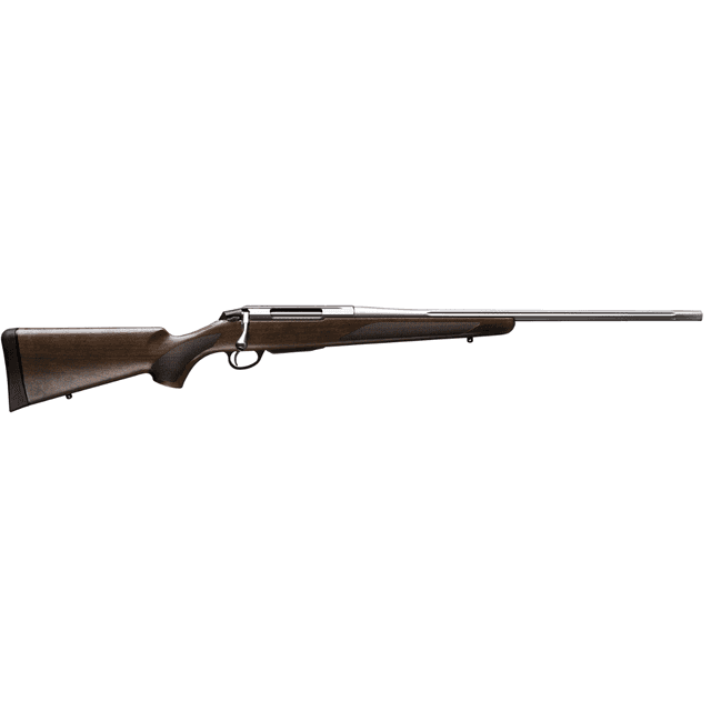 Tikka T3x Hunter Rifle, 22.40" Matte Stainless Fluted Threaded Barrel Matte Drilled & Tapped Stainless Steel Receiver Fixed Oiled Walnut Wood Stock Right Hand Full Size 3+1rd 6.5x55 Swedish - JRTXA75122MT Tikka T3x Hunter Rifle, 22.40" Matte Stainless Fluted Threaded Barrel Matte Drilled & Tapped Stainless Steel Receiver Fixed Oiled Walnut Wood Stock Right Hand Full Size 3+1rd 6.5x55 Swedish - JRTXA75122MT