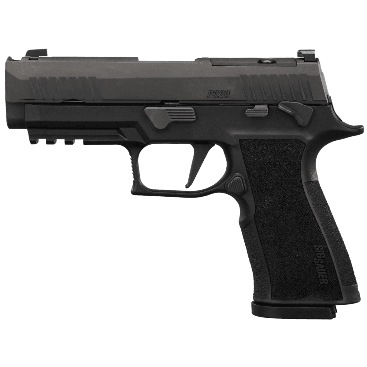 Sig Sauer P320 XTen COMP Pistol, 3.80" Black Bull Barrel Black Nitron Stainless Steel Optic Ready/Serrated Slide Black Stainless Steel Frame w/Beavertail&Picatinny Rail Black XSeries Grip Sig PRO RX Footprint 15+1rd 10mm Auto - 320XCA10COMPMS Sig Sauer P320 XTen COMP Pistol, 3.80" Black Bull Barrel Black Nitron Stainless Steel Optic Ready/Serrated Slide Black Stainless Steel Frame w/Beavertail&Picatinny Rail Black XSeries Grip Sig PRO RX Footprint 15+1rd 10mm Auto - 320XCA10COMPMS