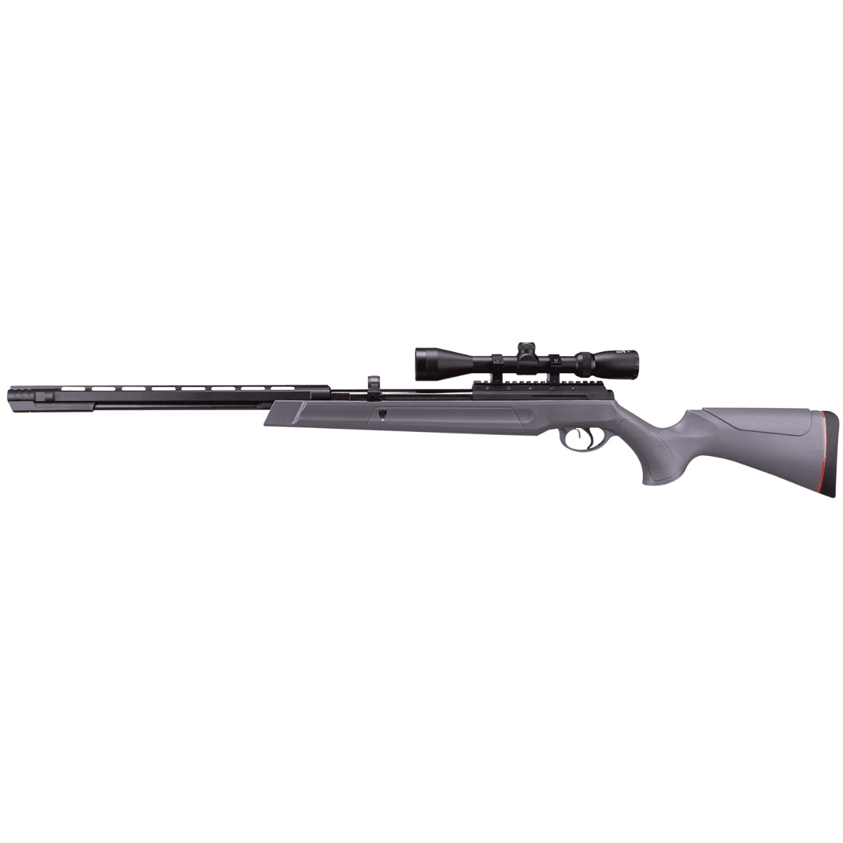 Umarex USA Synergis Air Rifle, Gray All-Weather Stock Ribbed Barrel TNT Gas Piston 3-9x40 Scope 10rd Shot .177 Cal - 2251512 Umarex USA Synergis Air Rifle, Gray All-Weather Stock Ribbed Barrel TNT Gas Piston 3-9x40 Scope 10rd Shot .177 Cal - 2251512
