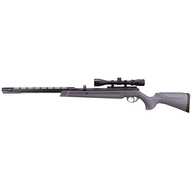 Umarex USA Synergis Air Rifle, Gray All-Weather Stock Ribbed Barrel TNT Gas Piston 3-9x40 Scope 10rd Shot .177 Cal - 2251512 Umarex USA Synergis Air Rifle, Gray All-Weather Stock Ribbed Barrel TNT Gas Piston 3-9x40 Scope 10rd Shot .177 Cal - 2251512