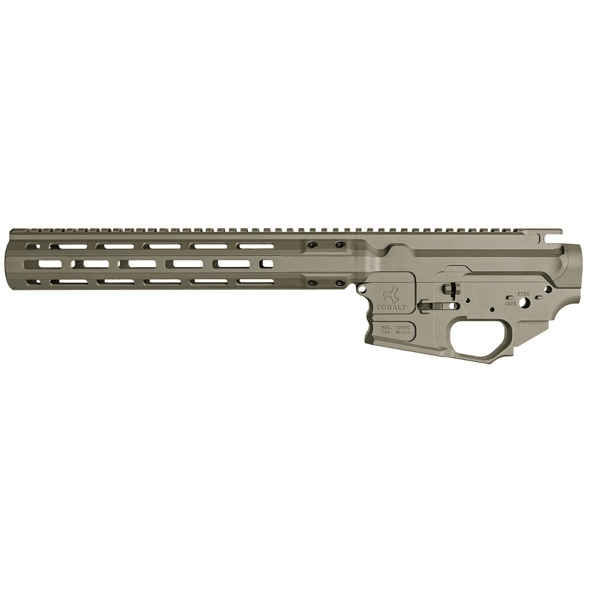 Cobalt Kinetics CK-Pro Receiver Set, 6.75" FDE Aluminum M-LOK Handgaurd Rifle - CKPROSET675FDE Cobalt Kinetics CK-Pro Receiver Set, 6.75" FDE Aluminum M-LOK Handgaurd Rifle - CKPROSET675FDE