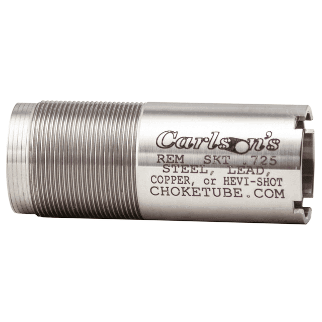 Carlson's Choke Tubes Flush Mount Choke Tube, Silver Stainless Steel Skeet Remington 12 Gauge - 52264 Carlson's Choke Tubes Flush Mount Choke Tube, Silver Stainless Steel Skeet Remington 12 Gauge - 52264