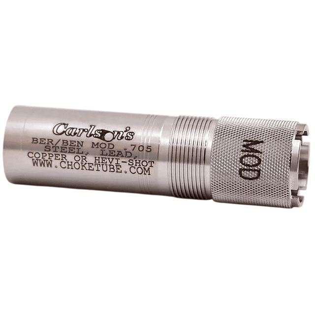 Carlson's Choke Tubes Sporting Clay Choke Tube, Silver Stainless Steel Mobil Modified Benelli / Beretta 12 Gauge - 15515 Carlson's Choke Tubes Sporting Clay Choke Tube, Silver Stainless Steel Mobil Modified Benelli / Beretta 12 Gauge - 15515