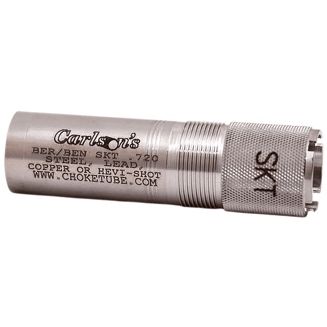 Carlson's Choke Tubes Sporting Clay Choke Tube, Silver Stainless Steel Mobil Skeet Benelli / Beretta 12 Gauge - 15512 Carlson's Choke Tubes Sporting Clay Choke Tube, Silver Stainless Steel Mobil Skeet Benelli / Beretta 12 Gauge - 15512