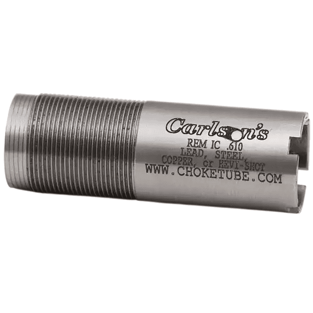 Carlson's Choke Tubes Flush Mount Choke Tube, Silver Stainless Steel Improved Cylinder Flush Remington 20 Gauge - 51202 Carlson's Choke Tubes Flush Mount Choke Tube, Silver Stainless Steel Improved Cylinder Flush Remington 20 Gauge - 51202