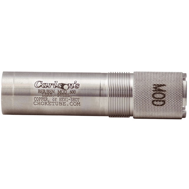 Carlson's Choke Tubes Sporting Clay Choke Tube, Silver Stainless Steel Mobil Modified Benelli / Beretta 20 Gauge - 15525 Carlson's Choke Tubes Sporting Clay Choke Tube, Silver Stainless Steel Mobil Modified Benelli / Beretta 20 Gauge - 15525