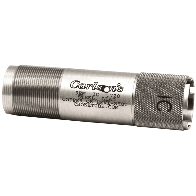 Carlson's Choke Tubes Sporting Clay Choke Tube, Silver Stainless Steel Improved Cylinder Remington 12 Gauge - 13361 Carlson's Choke Tubes Sporting Clay Choke Tube, Silver Stainless Steel Improved Cylinder Remington 12 Gauge - 13361
