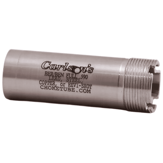 Carlson's Choke Tubes Flush Mount Choke Tube, Silver Stainless Steel Mobil Full Flush Benelli / Beretta 20 Gauge - 50616 Carlson's Choke Tubes Flush Mount Choke Tube, Silver Stainless Steel Mobil Full Flush Benelli / Beretta 20 Gauge - 50616