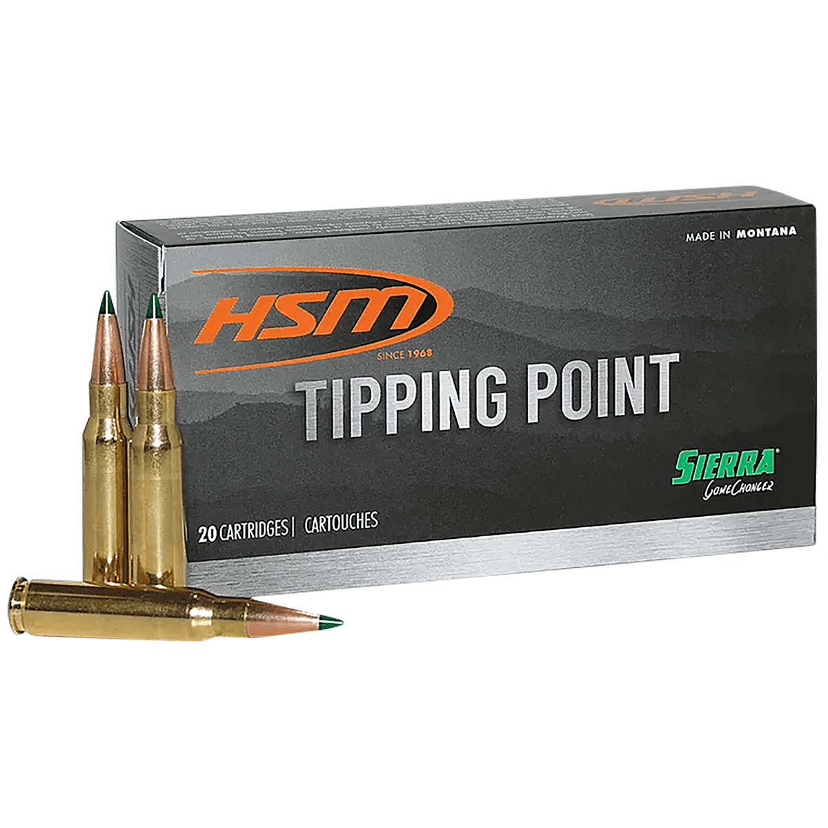 HSM Tipping Point 2 Super Shock Tip 7mm Rem 162 gr Hornady SST 20 Per Box/ 20 Case HSM Tipping Point 2 Super Shock Tip 7mm Rem 162 gr Hornady SST 20 Per Box/ 20 Case