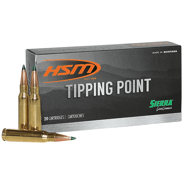 HSM Tipping Point 2 Super Shock Tip 7mm Rem 162 gr Hornady SST 20 Per Box/ 20 Case HSM Tipping Point 2 Super Shock Tip 7mm Rem 162 gr Hornady SST 20 Per Box/ 20 Case