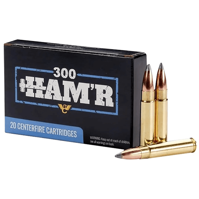 Wilson Combat 300 HAM'R 150 gr Speer Boat Tail Soft Point 20 Per Box A300HMR150BTSP Wilson Combat 300 HAM'R 150 gr Speer Boat Tail Soft Point 20 Per Box A300HMR150BTSP