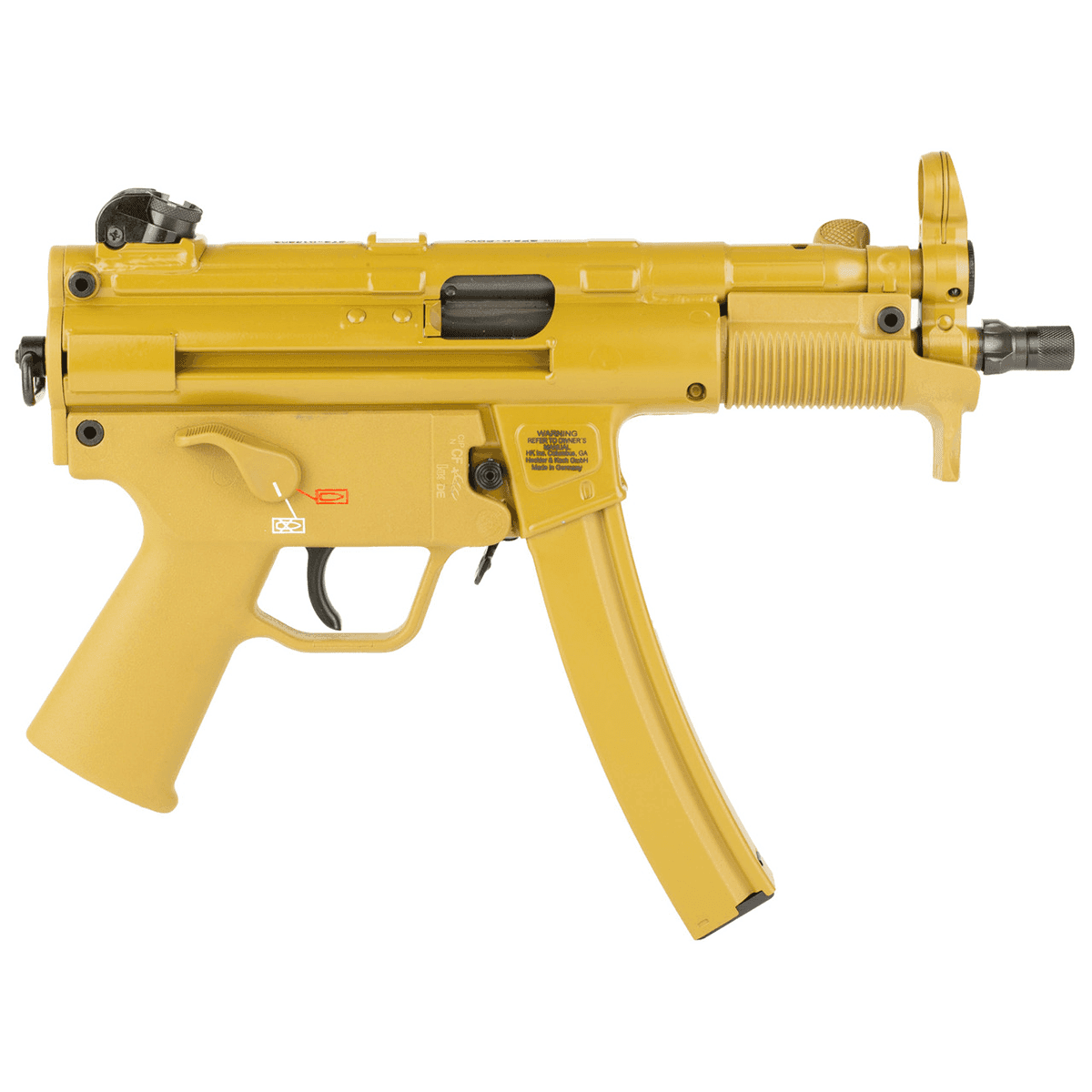 HK 81001076 SP5K-PDW RAL8000 9mmx19 30+1 4.53" Pistol HK 81001076 SP5K-PDW RAL8000 9mmx19 30+1 4.53" Pistol