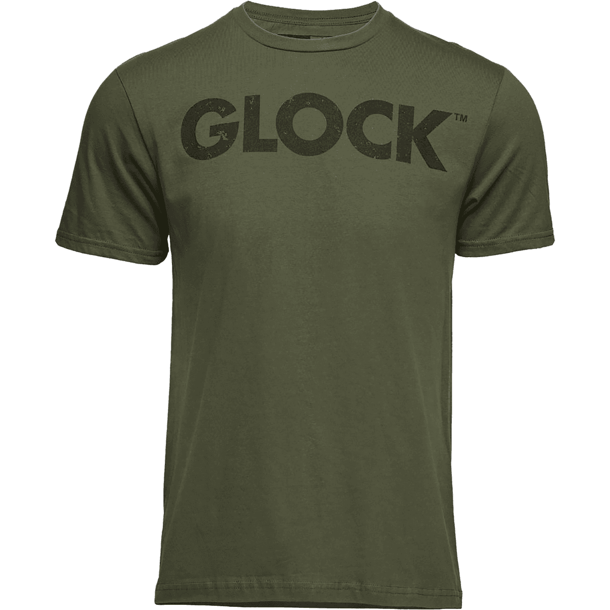 Glock Caliber Tee Military Green Ringspun Cotton Short Sleeve 3XL Glock Caliber Tee Military Green Ringspun Cotton Short Sleeve 3XL