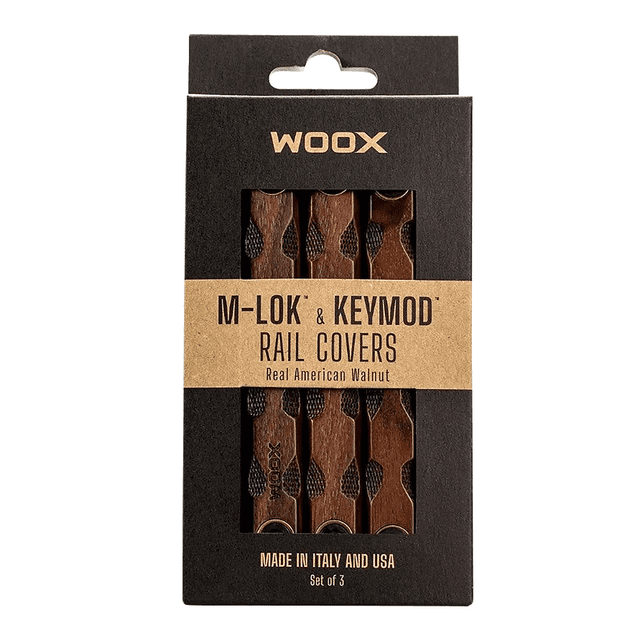 Woox M-LOK Rail Covers Walnut 3 Pack Woox M-LOK Rail Covers Walnut 3 Pack