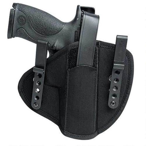 Uncle Mike's S&W J Frame Tuckable Inside Waistband Holster Size 0 Ambidextrous Nylon Black Uncle Mike's S&W J Frame Tuckable Inside Waistband Holster Size 0 Ambidextrous Nylon Black