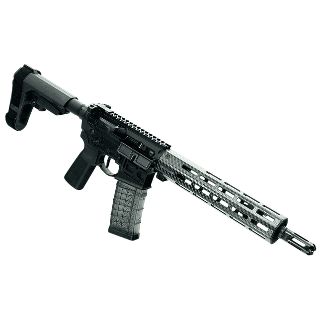 Faxon Firearms ION-X Hyperlite Rifle, 10.50" Black Nitride Pencil Profile Barrel M-LOK Handguard Black Cerakote Aluminum Picatinny Rail Receiver Black SB Tactical SBA3 Brace Black Magpul Grip 30+1rd 5.56 NATO - FX5510X Faxon Firearms ION-X Hyperlite Rifle, 10.50" Black Nitride Pencil Profile Barrel M-LOK Handguard Black Cerakote Aluminum Picatinny Rail Receiver Black SB Tactical SBA3 Brace Black Magpul Grip 30+1rd 5.56 NATO - FX5510X